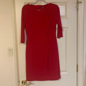 Marc New York Andrew Marc Red Knit Dress sz 8